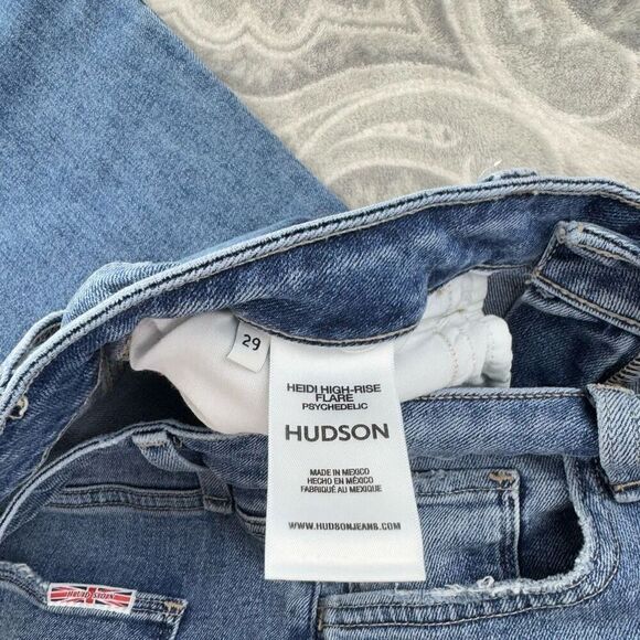 Womens Hudson Heidi High Rise Flare Jeans - Picture 4 of 5